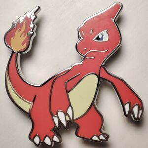 Pokemon TCG Charmeleon Enamel Pin Official Nintendo Collectible Lapel Badge